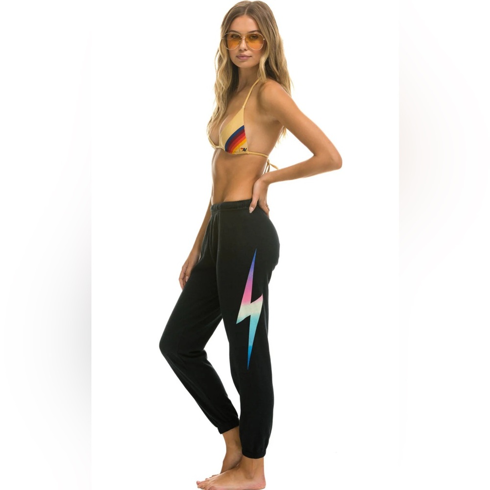Aviator Nation lightning bolt sweatpants